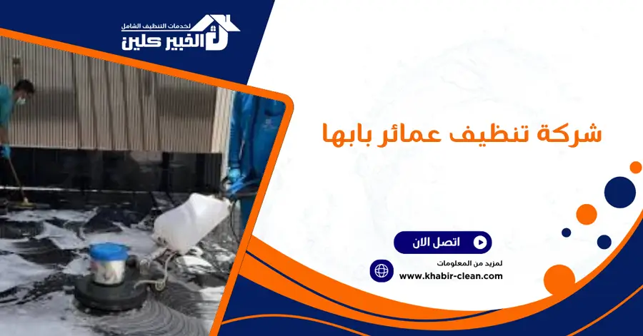 شركة تنظيف عمائر بابها